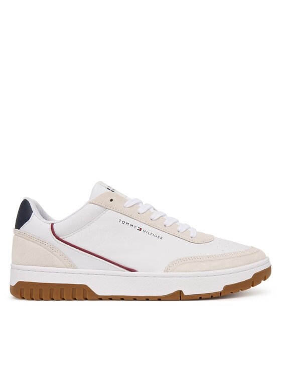 Tommy Hilfiger Sneakers Th Basket Core Leather Suede Mix FM0FM05881