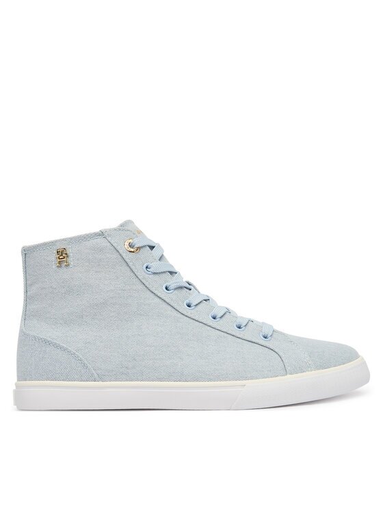 Tommy Hilfiger Sneakers Th Chic Low Profile Mid Cut FW0FW09356 Albastru celest