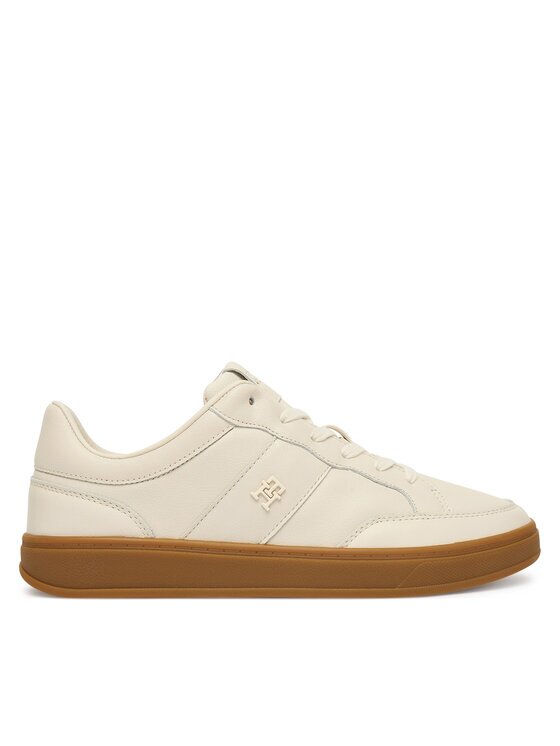Tommy Hilfiger Sneakers Th Heritage Court Sneaker Ltr FW0FW09028 Écru