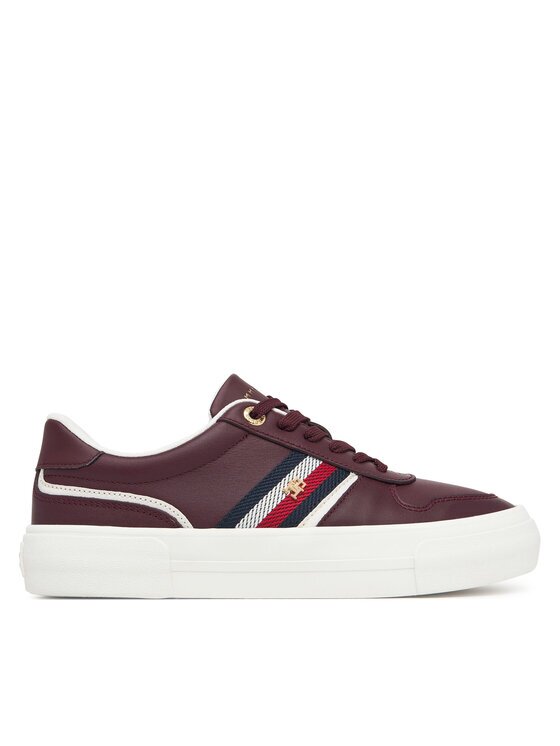 Tommy Hilfiger Sneakers Th Platform Vulc Leather FW0FW09603