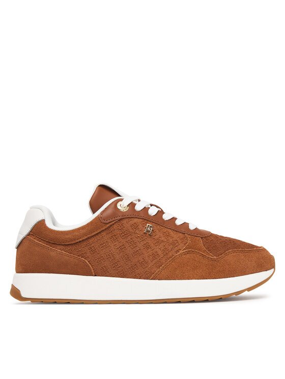 Tommy Hilfiger Sneakers Th Runner Suede Monogram FW0FW09620