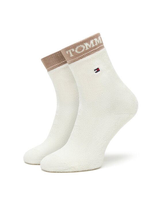 Tommy Hilfiger Șosete lungi 701236328 Écru