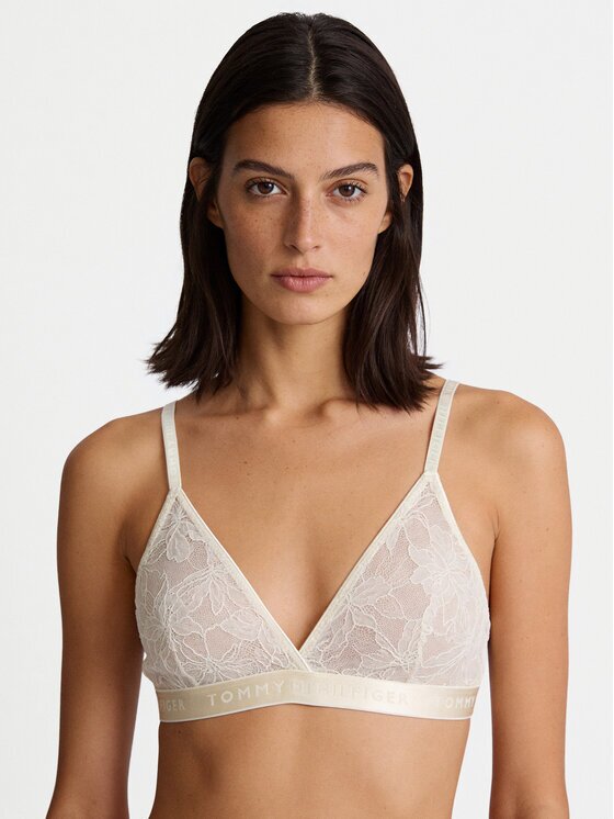 Tommy Hilfiger Sutien Bralette UW0UW06263 Écru