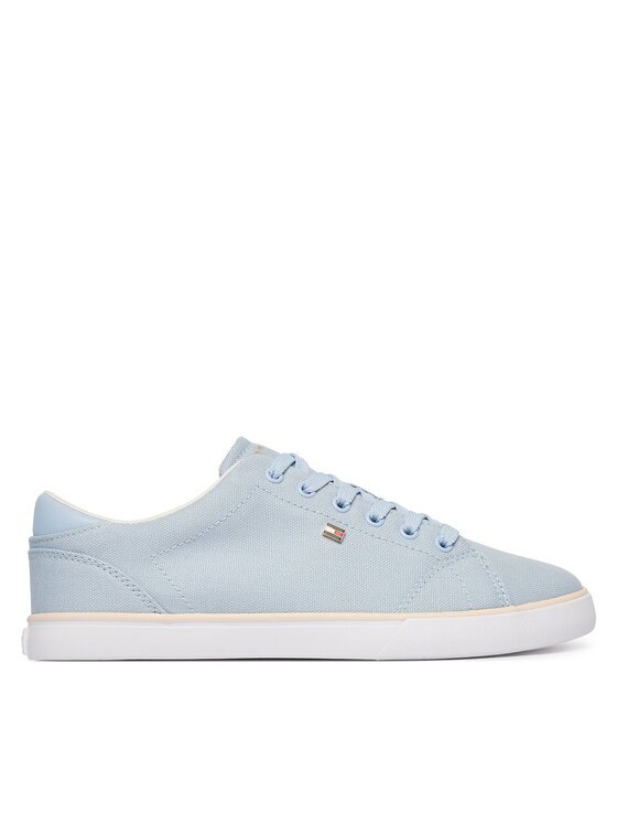 Tommy Hilfiger Teniși Th Low Profile Vulc Canvas FW0FW09102 Albastru celest