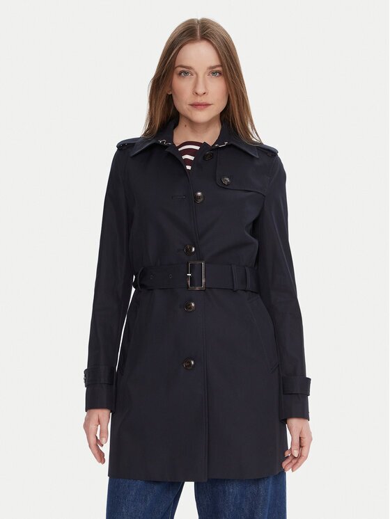 Tommy Hilfiger Trench Heritage Single WW0WW24966 Regular Fit