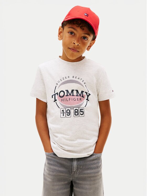 Tommy Hilfiger Tricou Basketball Graphic KB0KB10277 D Regular Fit
