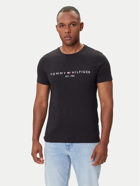 Tommy Hilfiger Tricou Core Logo Tee MW0MW11465 Slim Fit