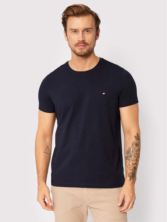 Tommy Hilfiger Tricou Core Stretch MW0MW27539 Slim Fit