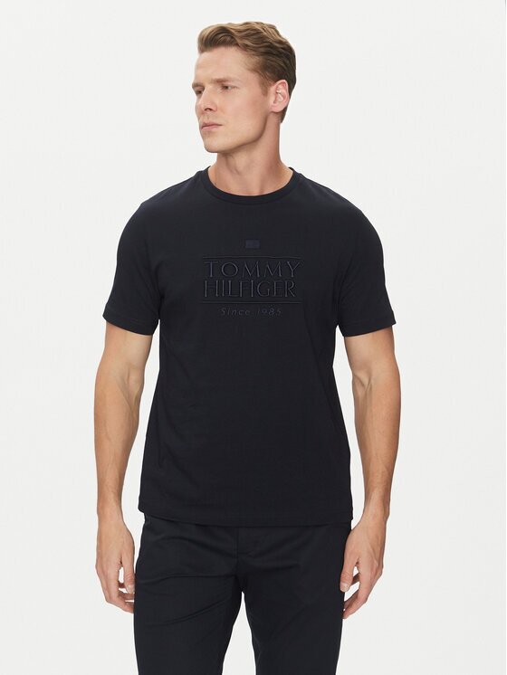 Tommy Hilfiger Tricou Embroidery Logo MW0MW38620 Regular Fit