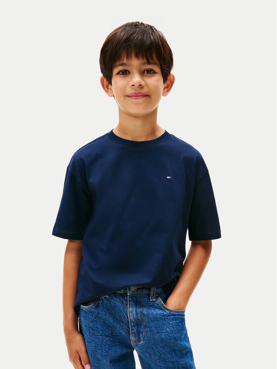Tommy Hilfiger Tricou Essential Flag KB0KB09646 Regular Fit