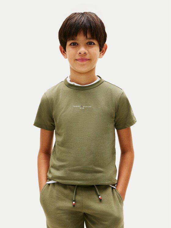 Tommy Hilfiger Tricou Essential Logo KB0KB09666 Regular Fit