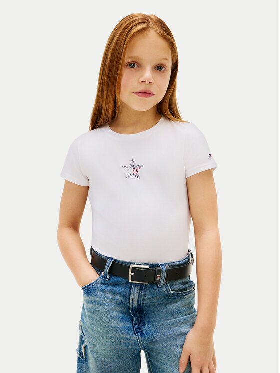 Tommy Hilfiger Tricou KG0KG09097 Extra Slim Fit