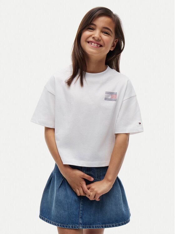 Tommy Hilfiger Tricou KG0KG09465 Regular Fit