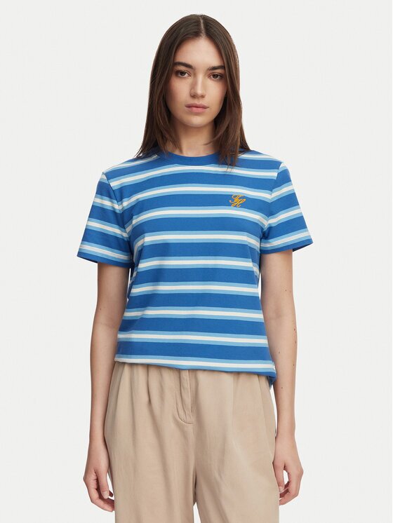 Tommy Hilfiger Tricou Logo Embroidery WW0WW48699 Regular Fit