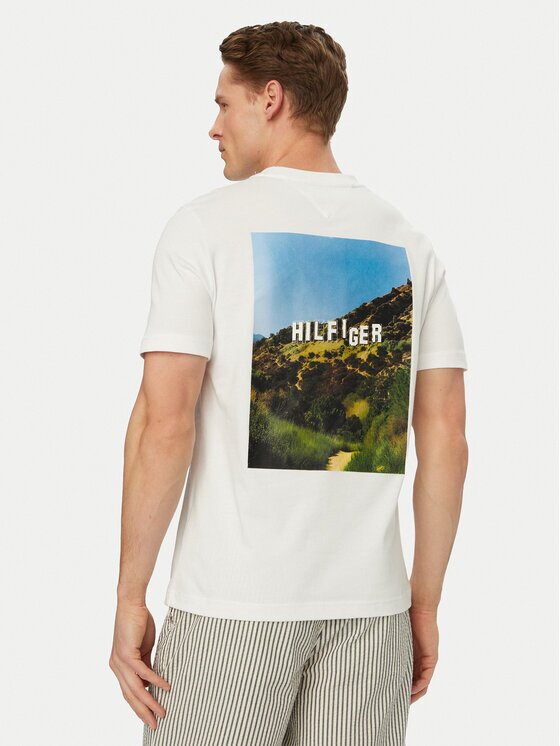 Tommy Hilfiger Tricou Logo Graphic MW0MW42389 Regular Fit