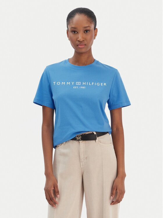 Tommy Hilfiger Tricou Logo WW0WW40276 Regular Fit