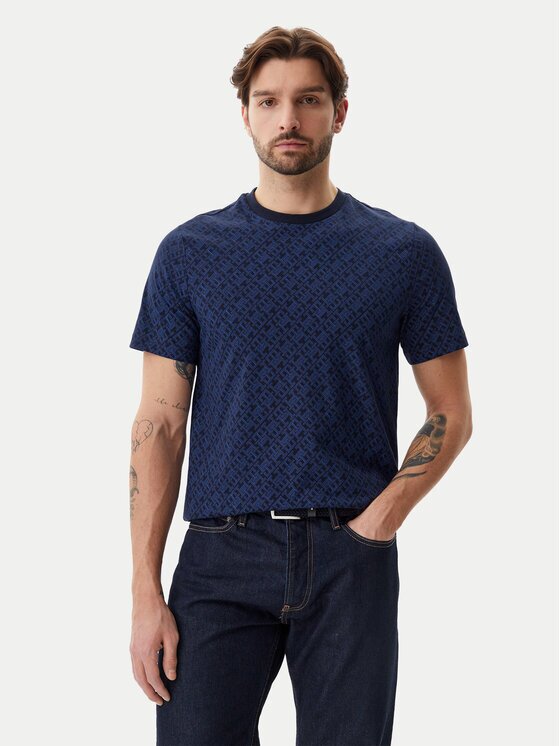 Tommy Hilfiger Tricou Monogram MW0MW39251 Regular Fit