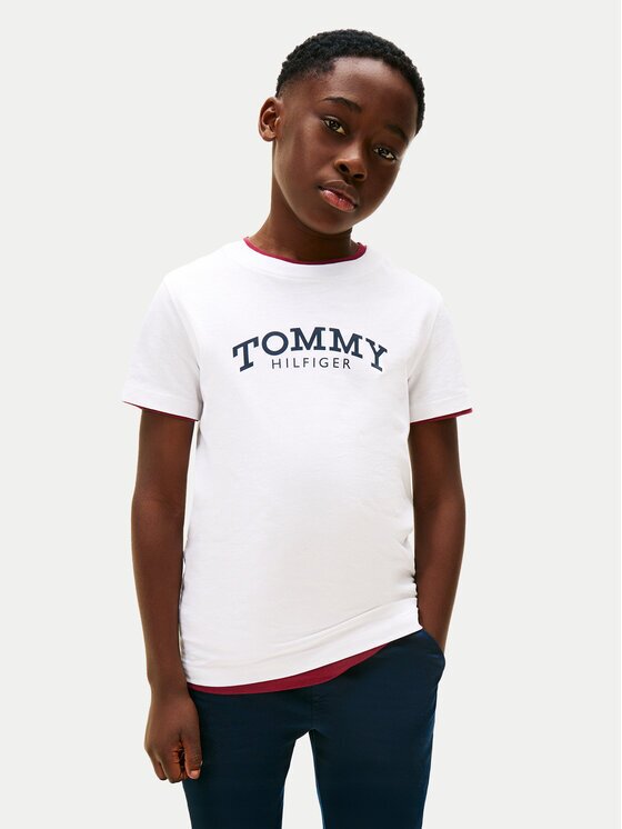 Tommy Hilfiger Tricou Monotype Print KB0KB10051 D Regular Fit