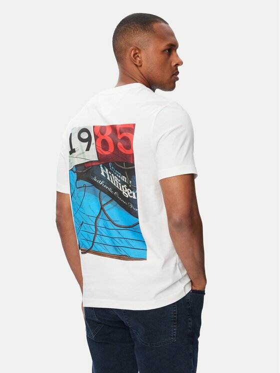 Tommy Hilfiger Tricou Nautical MW0MW44258 Regular Fit