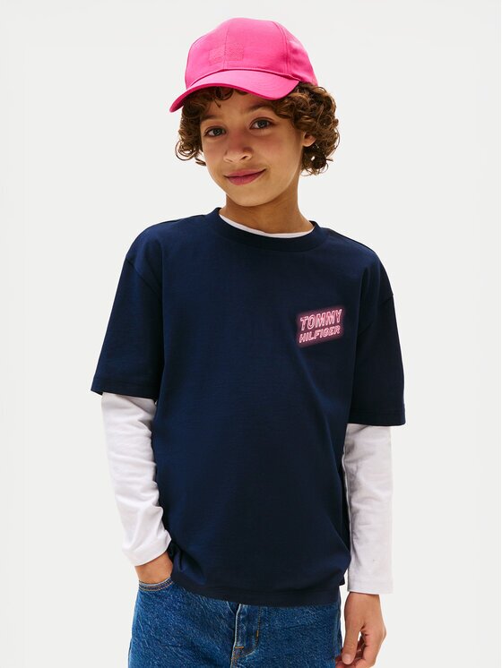 Tommy Hilfiger Tricou Neon Graphic KB0KB09849 Regular Fit