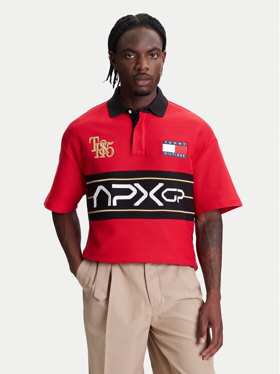 Tommy Hilfiger Tricou polo F1 Movie Race Day MW0MW41393 Relaxed Fit