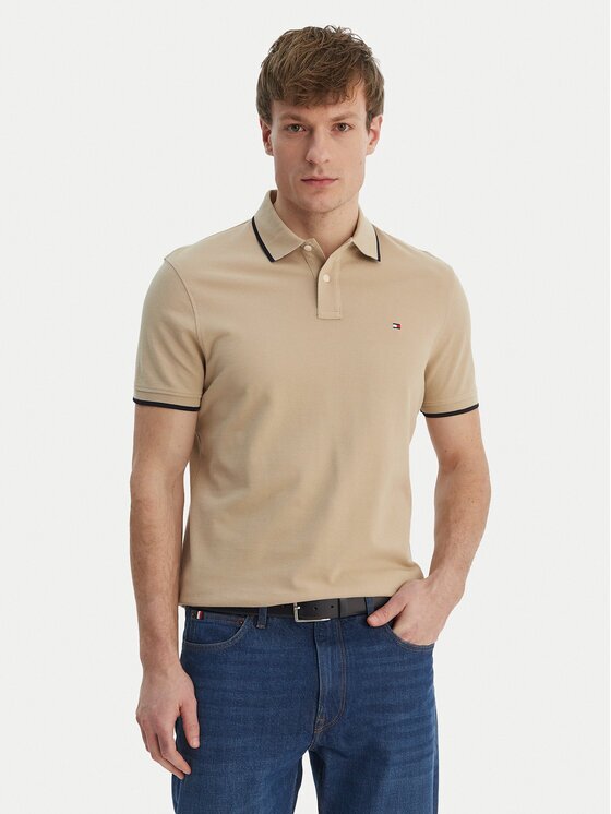 Tommy Hilfiger Tricou polo Pique MW0MW42749 Regular Fit