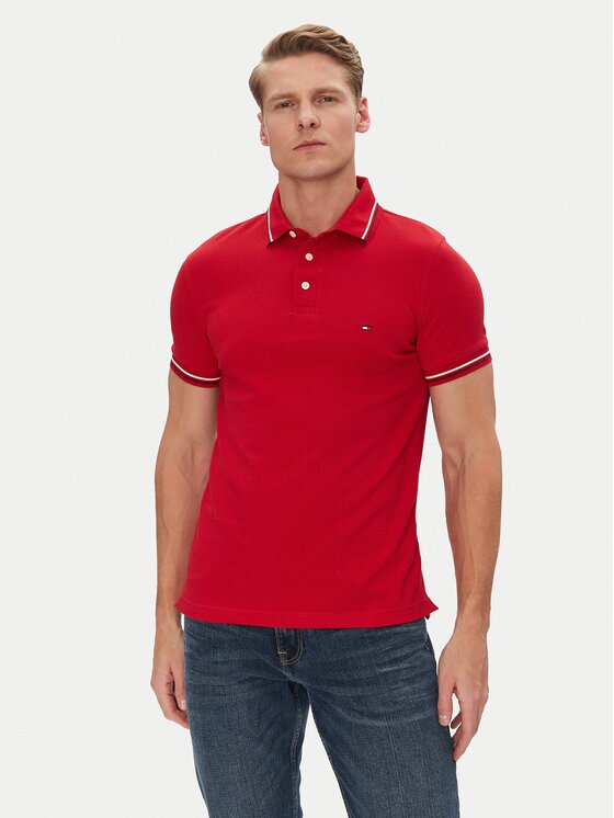 Tommy Hilfiger Tricou polo Seasonal MW0MW39993 Slim Fit