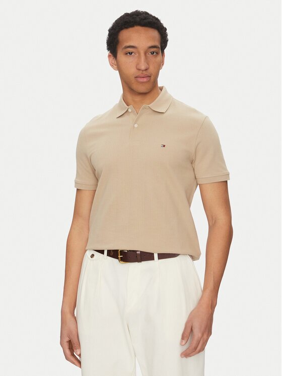 Tommy Hilfiger Tricou polo Vertical MW0MW38951 Regular Fit