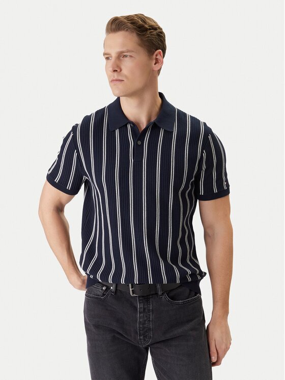 Tommy Hilfiger Tricou polo Vertical MW0MW41949 Regular Fit