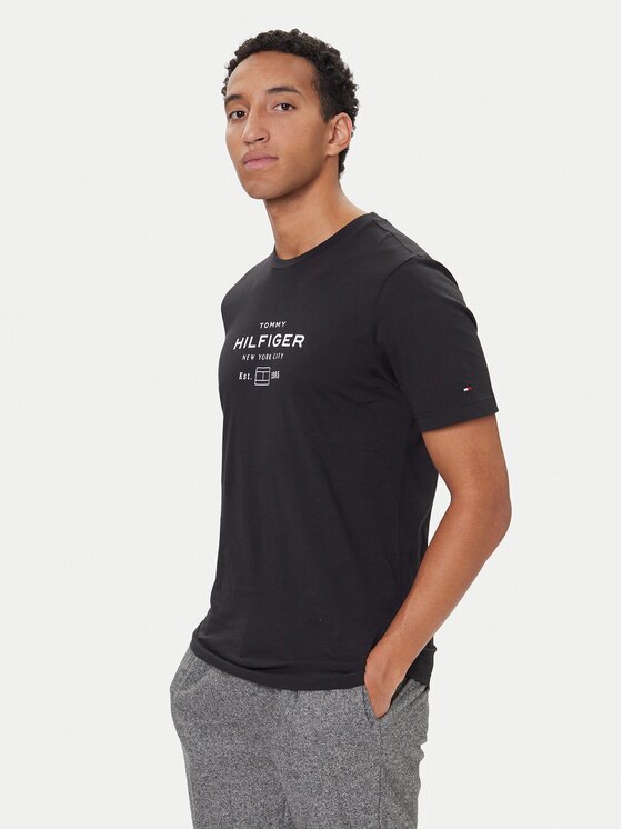 Tommy Hilfiger Tricou Stack Graphic MW0MW40002 Regular Fit