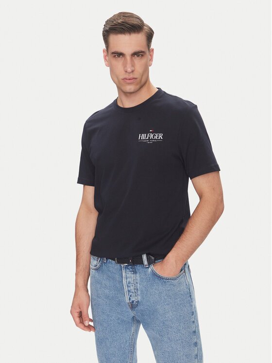 Tommy Hilfiger Tricou Stack MW0MW39355 Regular Fit