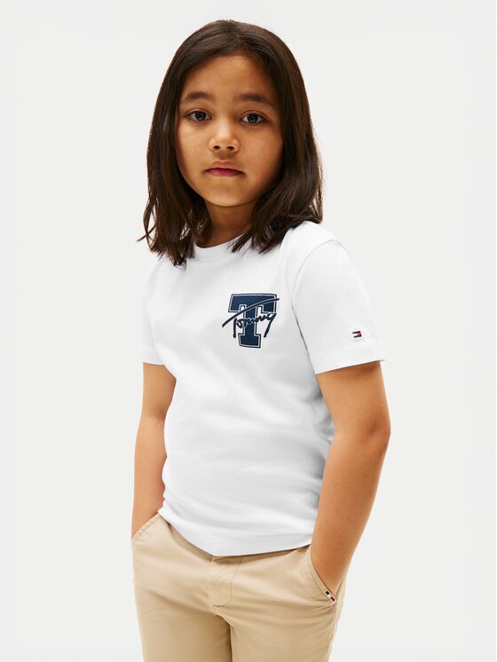 Tommy Hilfiger Tricou Varsity Graphic KB0KB09868 Regular Fit