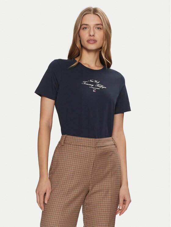 Tommy Hilfiger Tricou WW0WW43895 Regular Fit