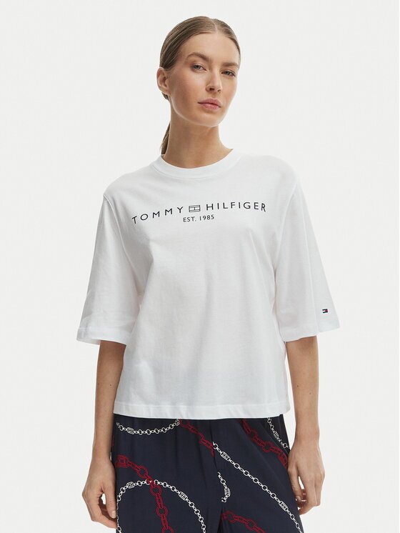 Tommy Hilfiger Tricou WW0WW47811 Relaxed Fit