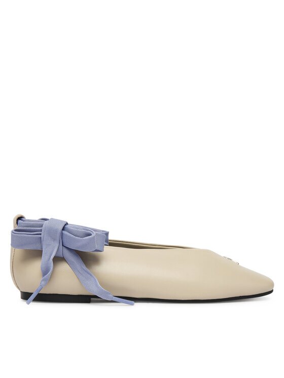 Tommy Jeans Balerini Tjw Ballerina With Laces EN0EN02939 Écru