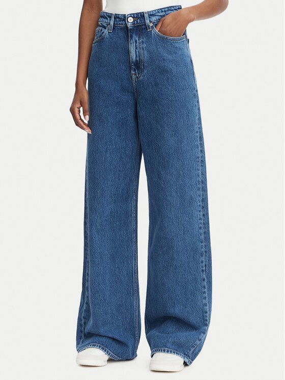 Tommy Jeans Blugi DW0DW23069 Wide Leg
