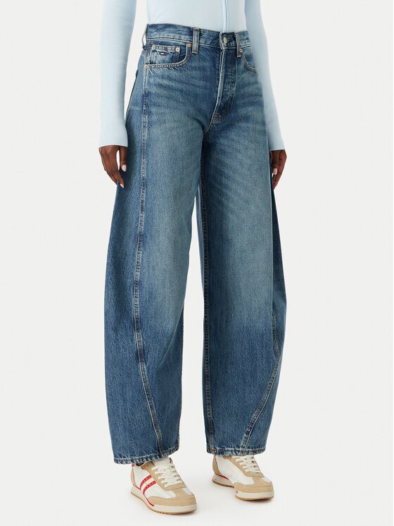 Tommy Jeans Blugi Ella DW0DW23098 Barrel Fit