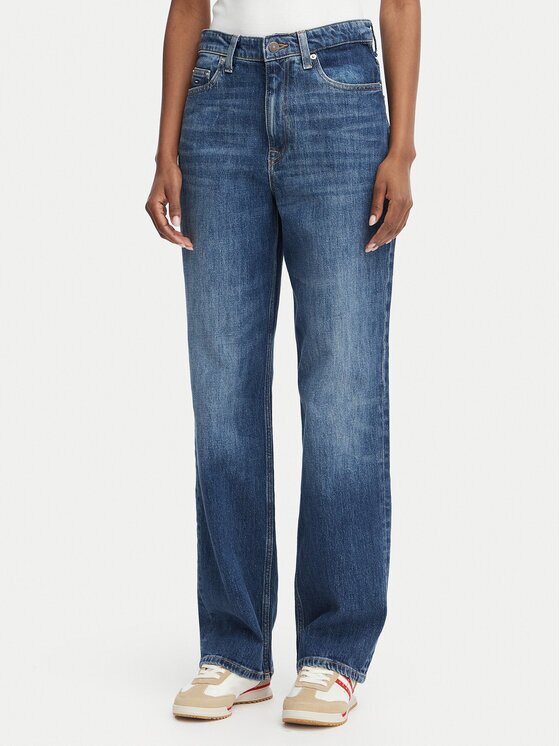 Tommy Jeans Blugi Layla High Rise DW0DW23157 Straight Leg