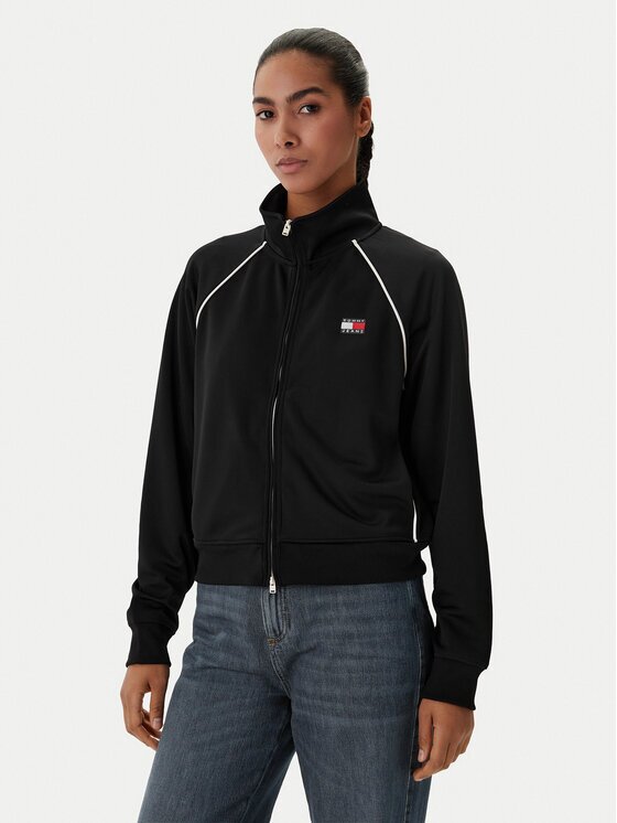 Tommy Jeans Bluză Badge DW0DW21930 Regular Fit