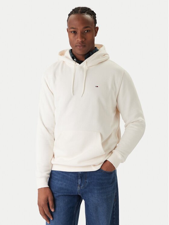 Tommy Jeans Bluză DM0DM20742 Écru Regular Fit