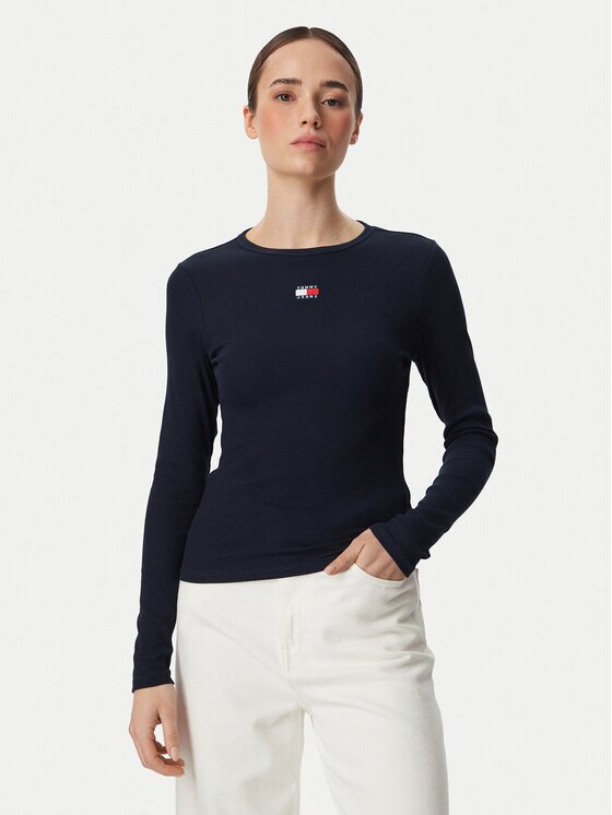 Tommy Jeans Bluză DW0DW20178 Slim Fit