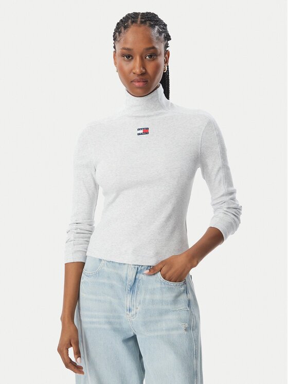 Tommy Jeans Bluză DW0DW23251 Slim Fit