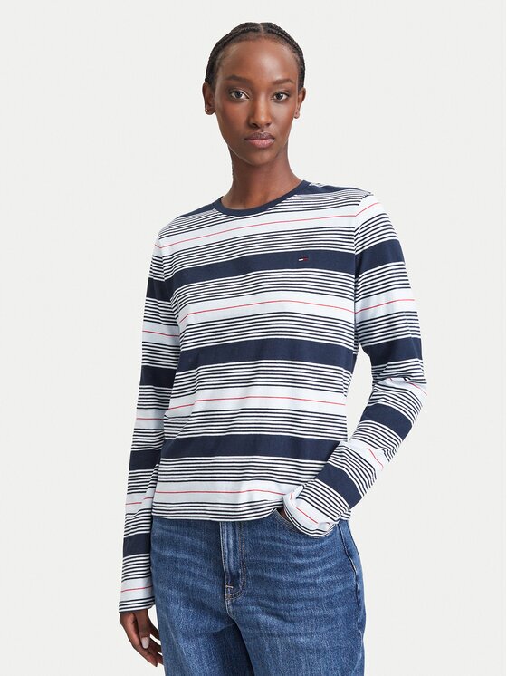 Tommy Jeans Bluză Reg Ess Jersey DW0DW23562 Regular Fit