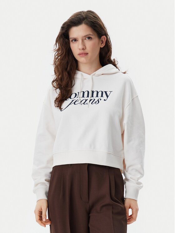 Tommy Jeans Bluză Script DW0DW20306 Relaxed Fit