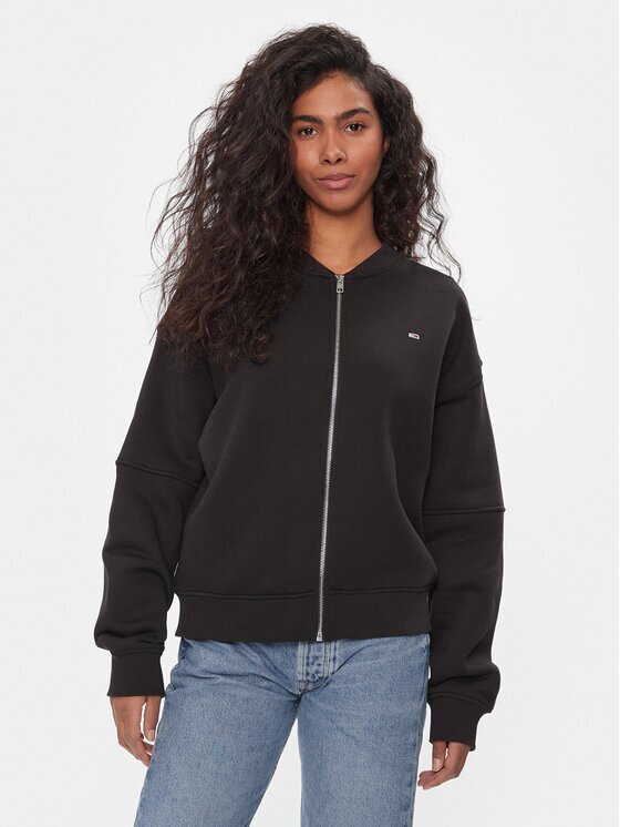 Tommy Jeans Bluză Tjw Zip Thru Bomber DW0DW17957 Regular Fit