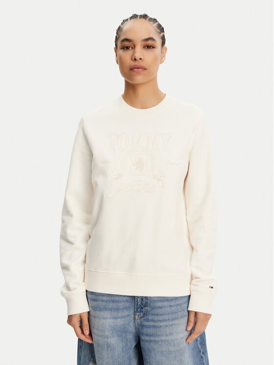 Tommy Jeans Bluză Tonal Crest DW0DW20637 Regular Fit