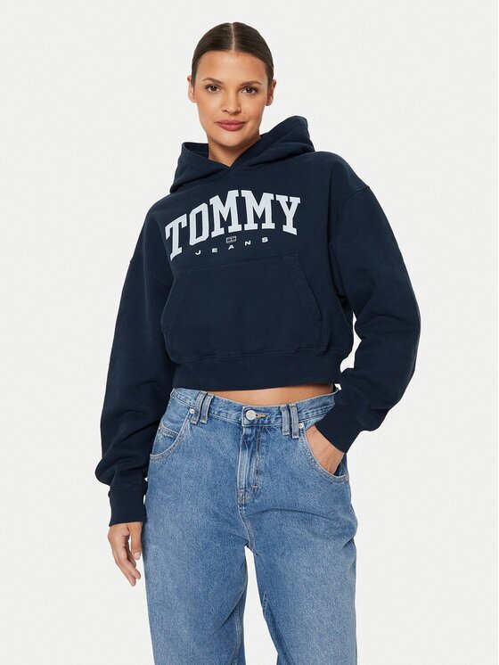 Tommy Jeans Bluză Varsity DW0DW19291 Relaxed Fit