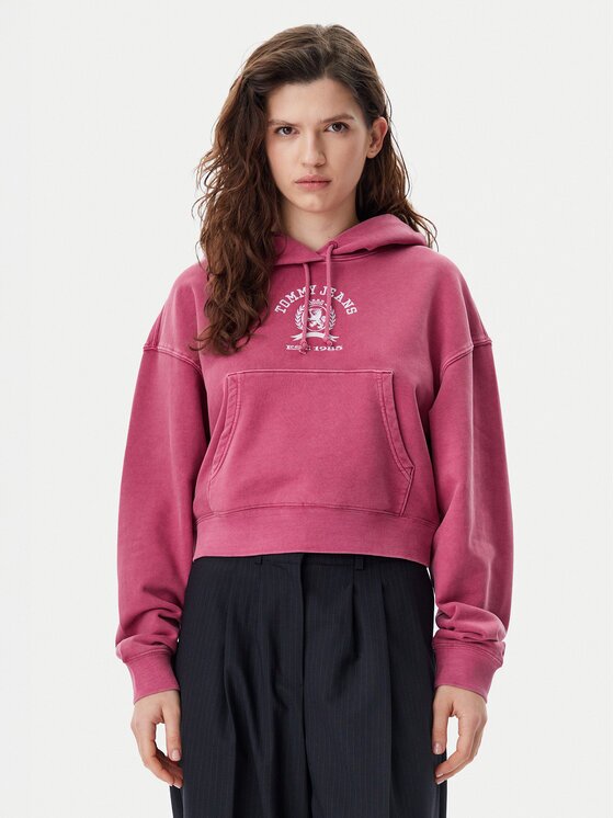 Tommy Jeans Bluză Varsity DW0DW20311 Boxy Fit