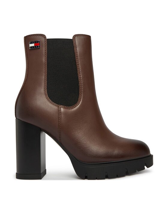 Tommy Jeans Botine Tjw Chelsea High Heel Boots EN0EN03112