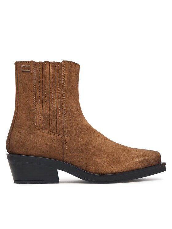 Tommy Jeans Botine Tjw Suede Cowboy Boots EN0EN03142
